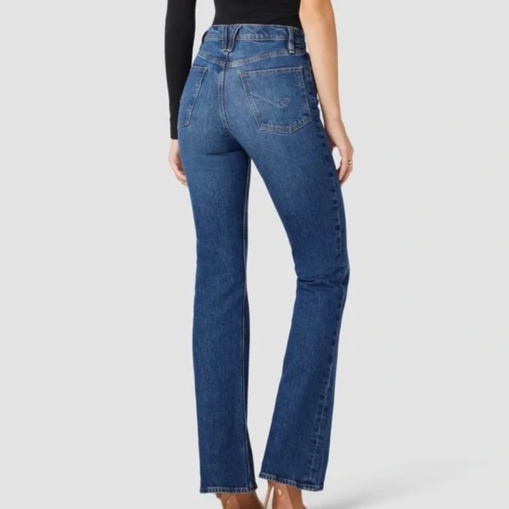 HUDSON FAYE LUM ULTRA HIGH RISE FLARE IN LUMINOUS WASH SIZE 32 TALL